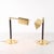 Mid-Century Brass and Wood Lamp, 1980s For Sale - Image 11 of 11