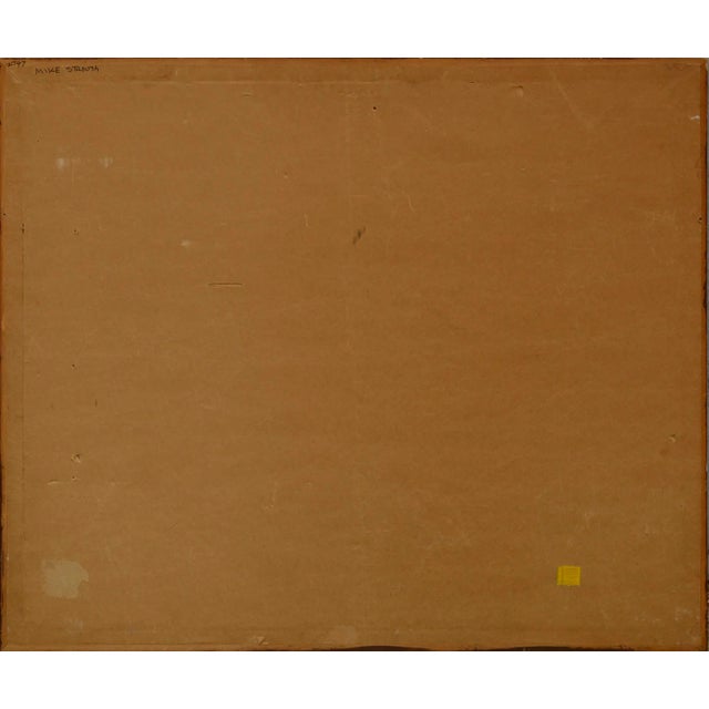 1960s Mid Century Watercolor Landscape -- Boats at the Dock For Sale - Image 5 of 6