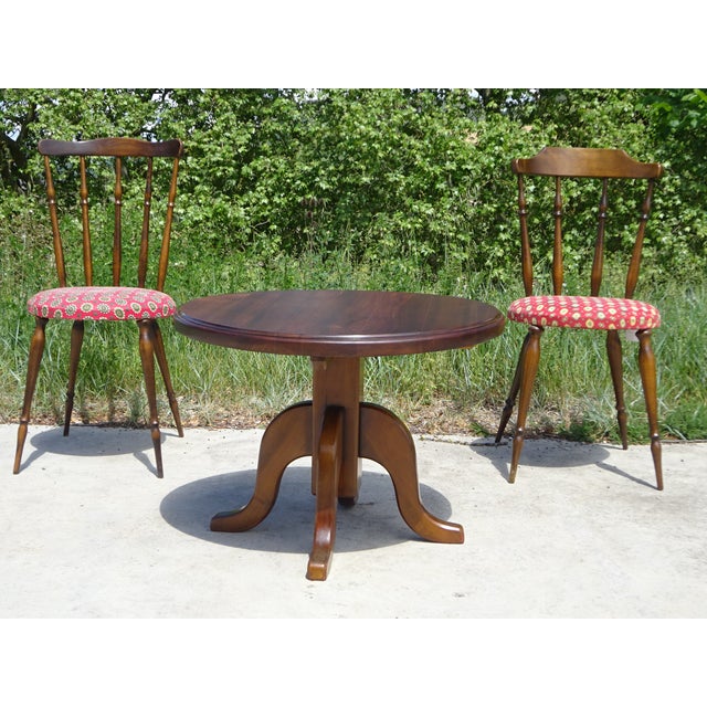 Coffee Table with Central 4-Legged Base, 1970s For Sale - Image 12 of 15
