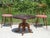 Coffee Table with Central 4-Legged Base, 1970s For Sale - Image 12 of 15