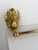 Hollywood Regency French Gold Tone Swan Bathroom Set, Bathroom Towel Ring, Towel Rail, and Wall Hook, 1970s, Set of 3 For Sale - Image 4 of 18