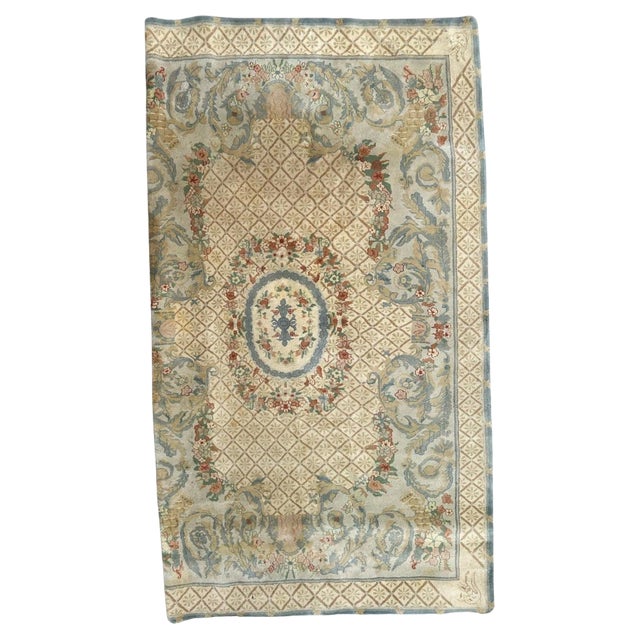 Mid-Century CNA Savonnerie Rug, 1960s For Sale