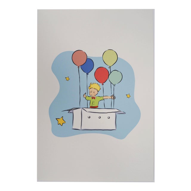 Antoine de Saint-Exupery, The Little Prince's Birthday, Lithograph For Sale