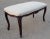 1940s French Louis XV Style Carved and Upholstered Bench For Sale - Image 9 of 9