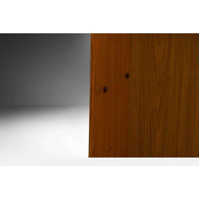 Mid Century Teak Tall Bookcase 72" Tall For Sale - Image 11 of 12