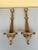 Late 20th Century Pair of Gold Plate Wall Holders - 2 For Sale - Image 4 of 11