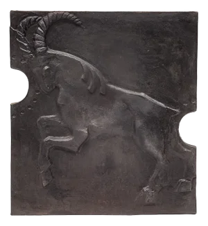 Cast Iron Fireback, 1950s