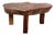 Brutalist Tripod Coffee Table in Teak, 1970s For Sale