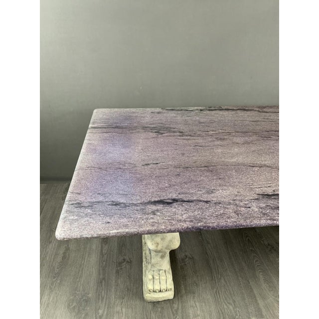 20th Century Marble Dining Table, 1950s For Sale - Image 3 of 11