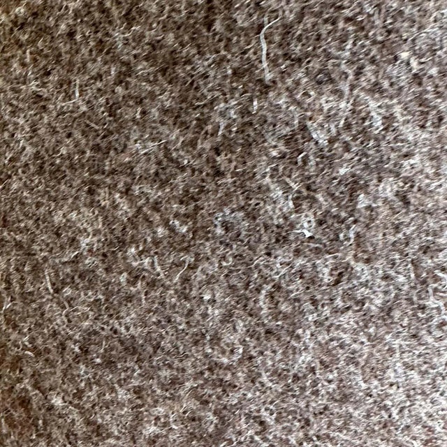 Not Yet Made - Made To Order Custom Made Coco Brown Alpaca Wool Accent Pillow With Insert For Sale - Image 5 of 8