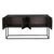 Mid-Century Modern NOIR Zurich Console, Ebony Walnut with Iron For Sale - Image 3 of 9