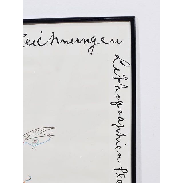 Original Exhibition Poster by Jean Cocteau, 1982 For Sale - Image 6 of 17