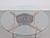 Metal Round Glass Coffee Table with Wood X-Base, 1970 For Sale - Image 7 of 17