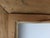 Large Vintage Carved Wood Picture Frame in Gold & Deep Blue With Cream Linen Liner For Sale - Image 14 of 15