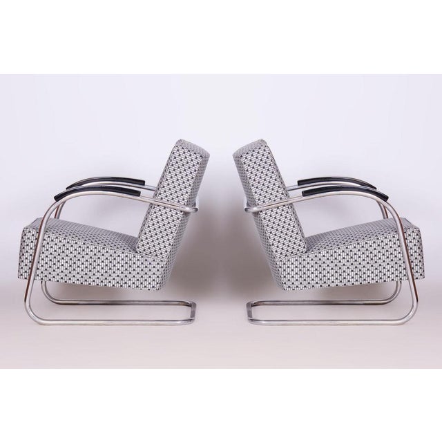 Bauhaus Lounge Chairs in Chrome from Mücke Melder, 1930s, Set of 2 For Sale - Image 9 of 15
