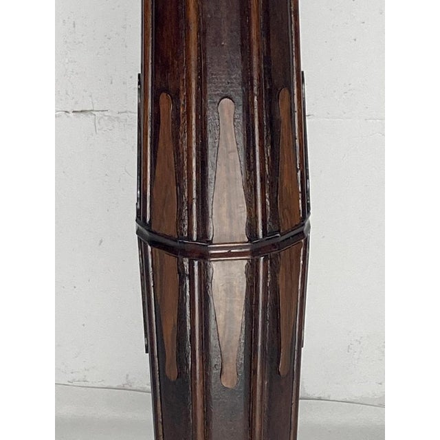 Art Deco Dutch Amsterdam School Pedestal, 1920s For Sale - Image 9 of 15