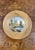 Collection of four antique Victorian quality pot lids with lovely decorated tops with various scenes in wonderful colours