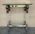 Late 20th Century Claude Dalle Style Narrow Console Table with Glass Top, Lucite and Bronze For Sale - Image 16 of 18