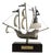 French Decorative Model Silver Boat on Pedestal, 1980 For Sale