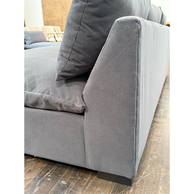 Four Hands Grant Armless Sofa For Sale - Image 9 of 12