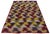Vintage Uzbek Tribal Silk Ikat Wall Hanging, 1920s For Sale - Image 3 of 16