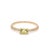 Early 21st Century Natural 0.35 cts Peridot & 0.14 cts diamond ring in 14k gold For Sale - Image 5 of 18