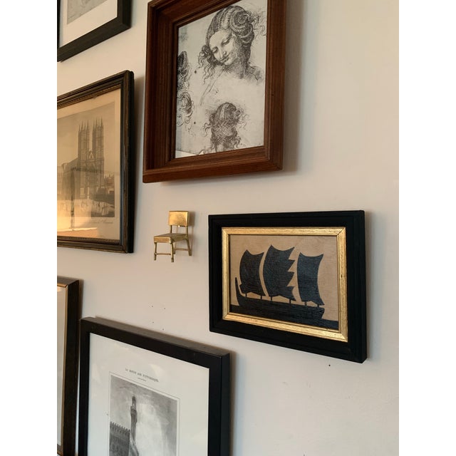 2020s Contemporary Impressionist Style Seascape Painting on Canvas, Framed For Sale - Image 5 of 5