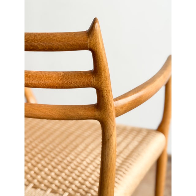 Mid-Century Modern Danish Model 62 Armchair in Oak by Niels O. Møller for J.L. Møllers, 1960s For Sale - Image 6 of 18