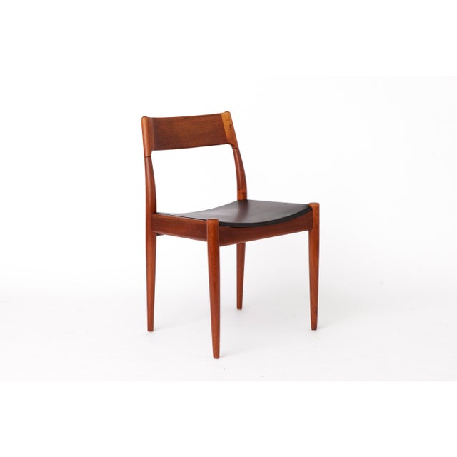 Vintage Danish Teak Dining Chairs by Arne Hovmand-Olsen for Mogens Kold, 1960s, Set of 6 For Sale - Image 3 of 10