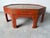 A striking vintage Baker Furniture octagonal coffee table featuring a beautifully executed Chinoiserie-inspired design....