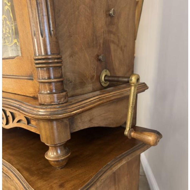 Wood Large Antique Musik-Automat Symphomian from Lochmanns, 1880 For Sale - Image 7 of 15