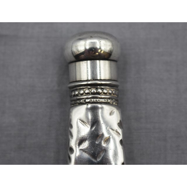 Circa 1880-1890 American Gorham Fountainebleau Sterling Silver Perfume Bottle For Sale In Raleigh - Image 6 of 8
