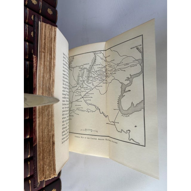 Animal Skin Early 20th Century Illustrated Small Octavo Leather Volume Set, the Novels, Stories, Sketches and Poems of Thomas Nelson Page - 18 Books For Sale - Image 7 of 9