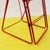 Red Metal Step Stool with White Plastic Seat from Norda For Sale - Image 3 of 12