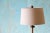 1950s Jane and Gordon Martz for Marshall Studios Walnut Floor Lamp With Ceramic Base For Sale - Image 6 of 11
