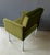 1970s Mid Century Armchair Upholstered in Green Velvet in the Style of Knoll For Sale - Image 4 of 8