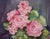 Late 20th Century "Pink Roses" Spring Bouquet Still-Life Painting by Nancy Martin, Framed For Sale - Image 4 of 7