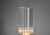 Metal Alexandre Table Lamp in Brass and Aluminum with Fluted Glass by Marine Breynaert For Sale - Image 7 of 9