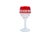 Italian Colored Cut Crystal Liqueur Glasses from Artigianato Italiano, 1980s, Set of 6 For Sale - Image 4 of 12