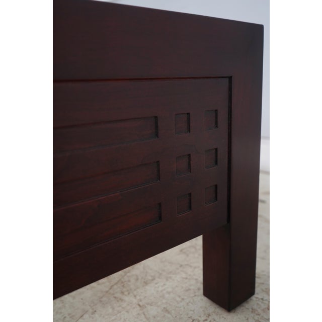 Stickley Cherry 21st C. Queen Size Bed For Sale - Image 11 of 17