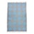 Light Blue & Gray Diamond Checker Zanafi Flatweave Moroccan Wool Rug 6x9 For Sale