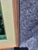 Green Original Realist Landscape Print, Hawaiian Pastoral Farm Scene With Jacaranda Tree, Wood Framed, Curtis Wilson Cost 1985 For Sale - Image 8 of 9