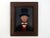 Matt Rix, Naive Portrait of Victorian Gentleman in Top Hat, Oil on Board, Framed For Sale - Image 14 of 14