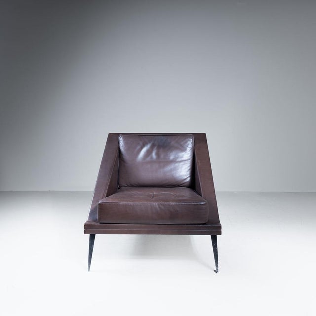 Brown Brown Imitation Leather Chair from Gucci For Sale - Image 8 of 12