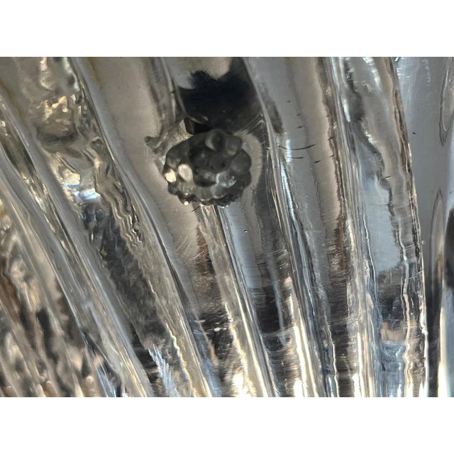 1960s Italian Palmette Sconces in Glass by Barovier and Toso, Murano, 1960, Set of 2 For Sale - Image 5 of 7