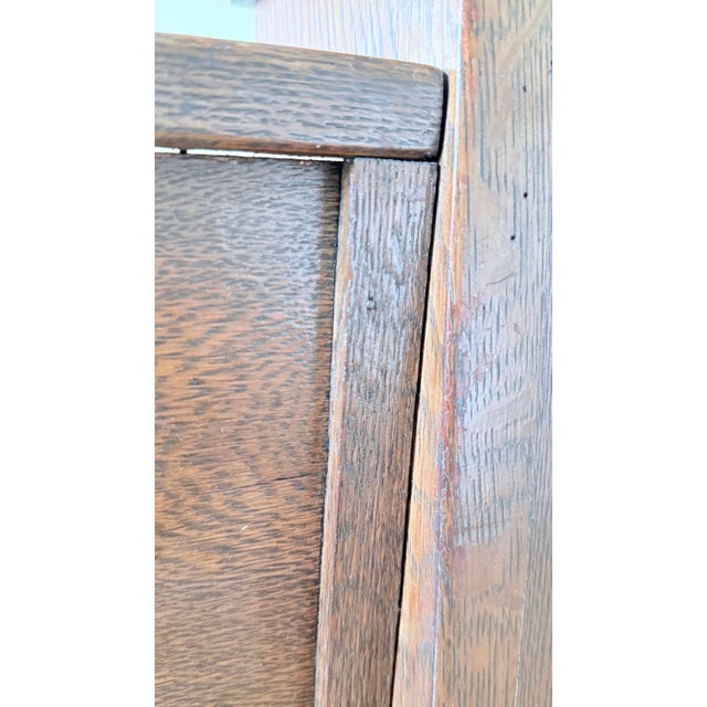 Early 20th Century Gothic Revival Oak Pew For Sale - Image 4 of 17