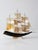 Mid-Century Italian Genuine Horn Ship Model For Sale - Image 9 of 13