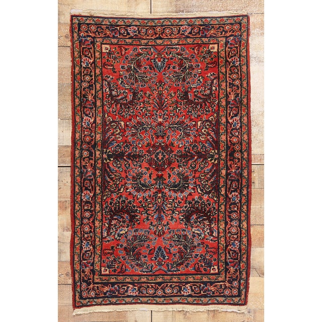 Antique Persian Hussainabad Hamadan Rug - 02'08 X 04'03 For Sale - Image 9 of 9