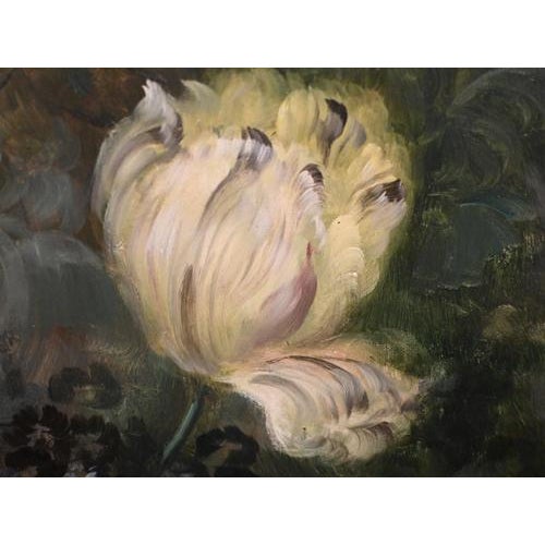 Blue Victorian Artist, Floral Still Life, Oil Painting, Framed For Sale - Image 8 of 12
