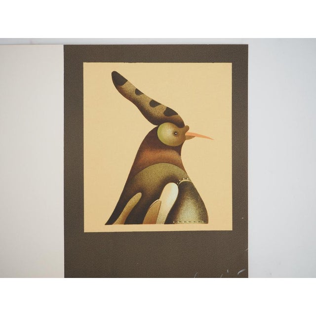 Modern Jean-Paul Donadini, L’oiseau exotique, Lithograph For Sale - Image 3 of 8